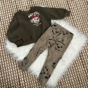 Super cute Boys Zara Paw Patrol set! Gently used.